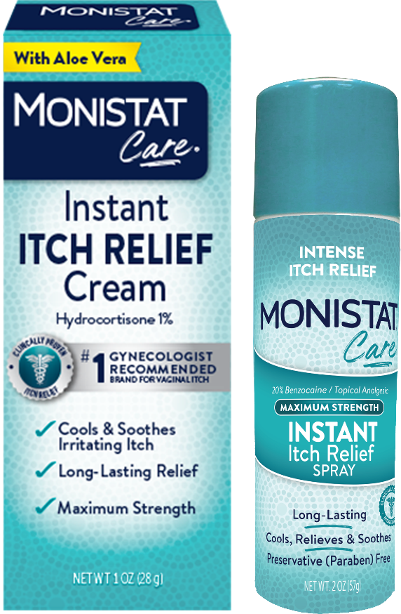 Monistat Instant Itch Relief Cream and Spray