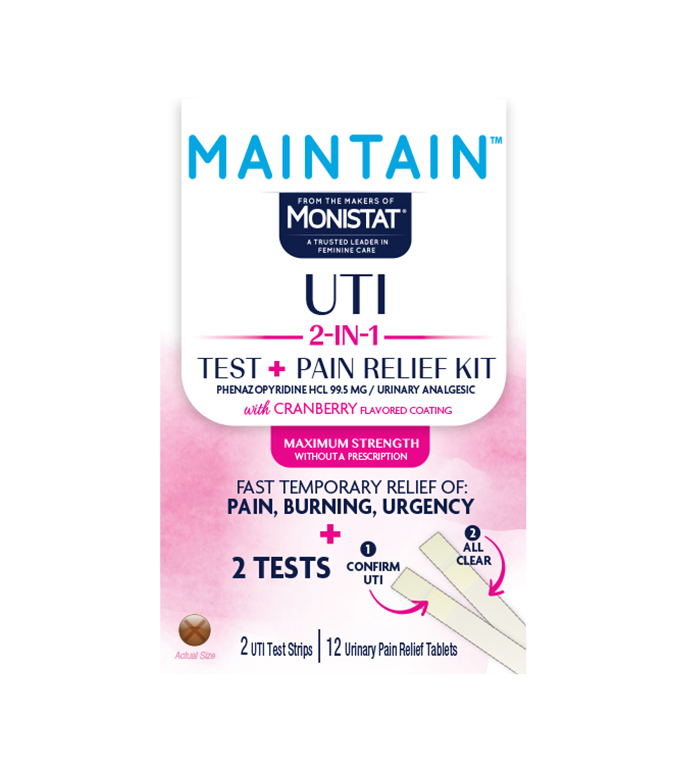 Maintain UTI Test & Pain Relief Kit
