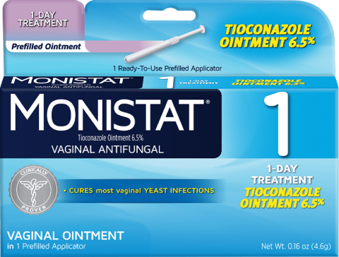 does monistat 1 work immediately