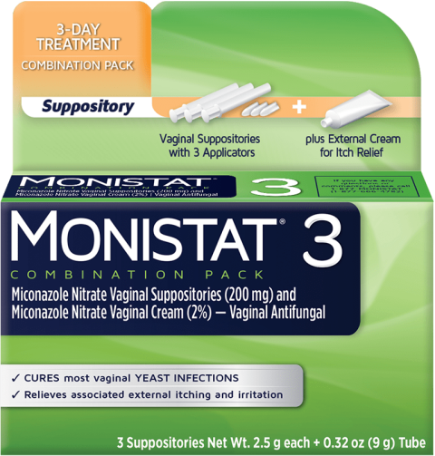 Monistat 3 Suppository combo