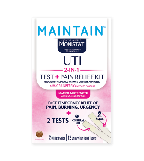 Maintain UTI Test & Pain Relief Kit