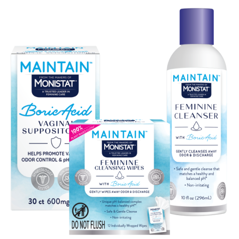 Monistat Maintain with Boric Acid
